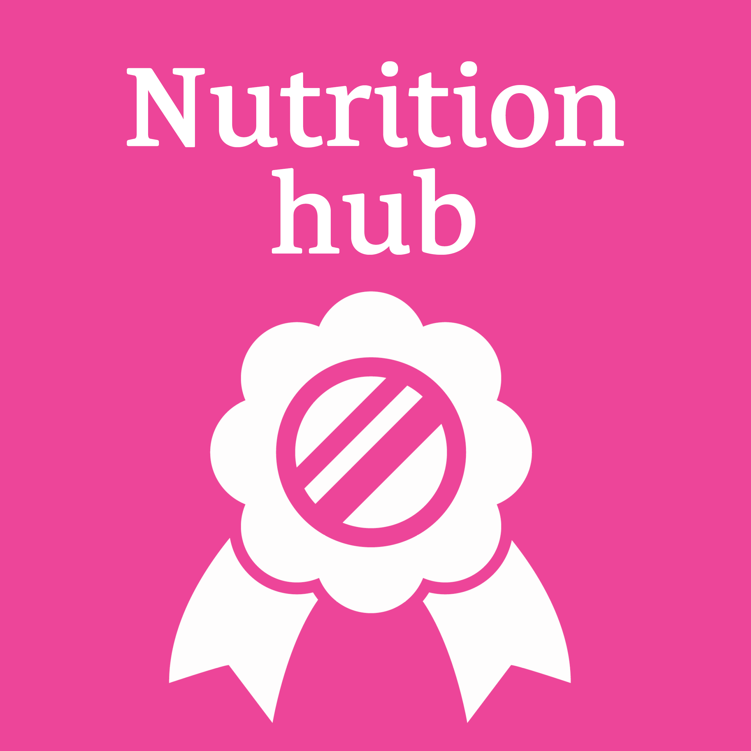 Nutrition hub button