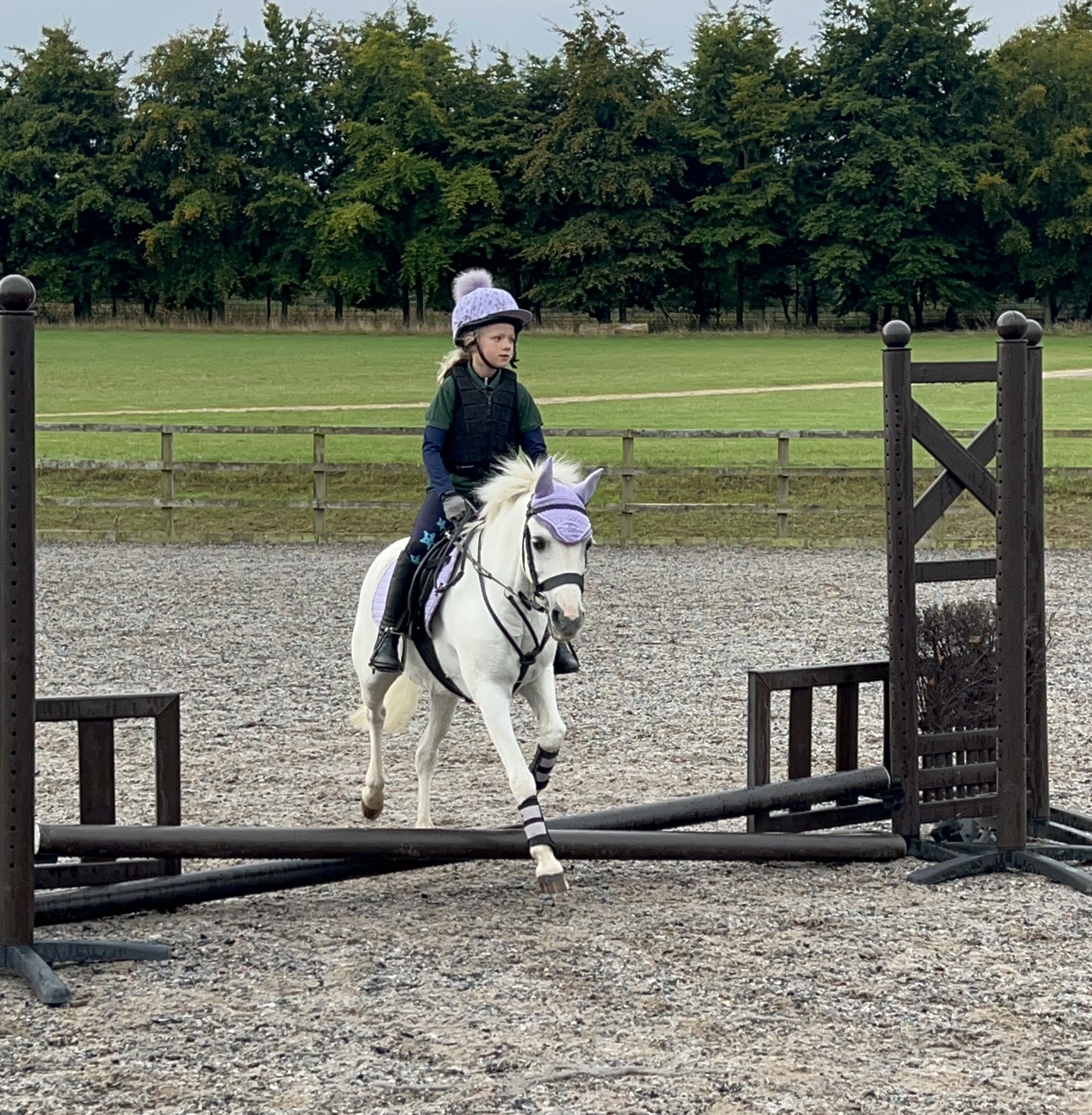 Girl Riding Pony