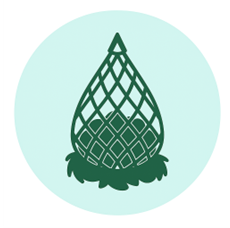 Icon of a hay net filled with forage